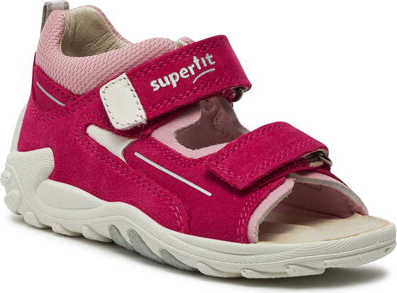 Różowe buty dziecięce letnie Superfit dla dziewczynek