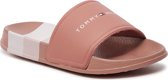 Różowe buty dziecięce letnie Tommy Hilfiger