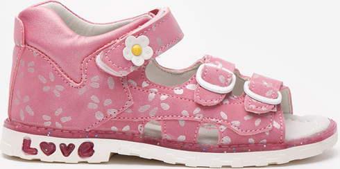 Różowe buty dziecięce letnie Zapatos