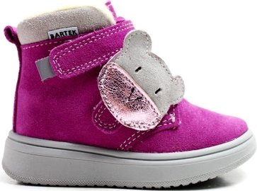 Różowe buty dziecięce zimowe Bartek