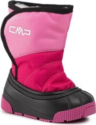 Różowe buty dziecięce zimowe CMP na rzepy dla dziewczynek