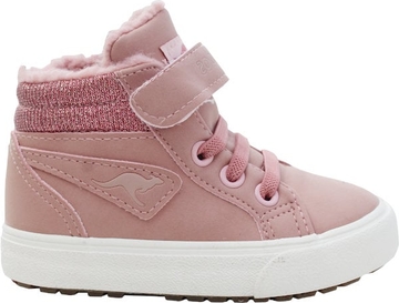 Różowe buty dziecięce zimowe Kangaroos dla dziewczynek