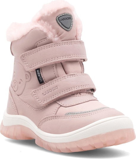 Różowe buty dziecięce zimowe Lasocki Kids dla dziewczynek