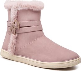Różowe buty dziecięce zimowe Mayoral dla dziewczynek na zamek