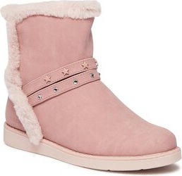 Różowe buty dziecięce zimowe Mayoral na zamek dla dziewczynek