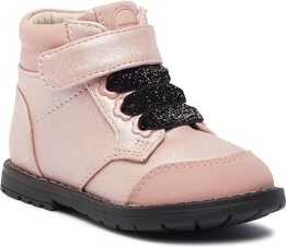 Różowe buty dziecięce zimowe Mayoral sznurowane