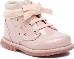 Różowe buty dziecięce zimowe Mayoral sznurowane dla dziewczynek