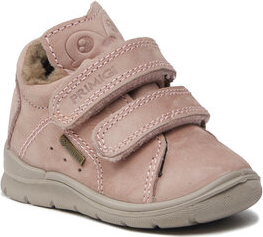 Różowe buty dziecięce zimowe Primigi na rzepy z goretexu