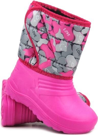 Różowe buty dziecięce zimowe Realpaks dla dziewczynek