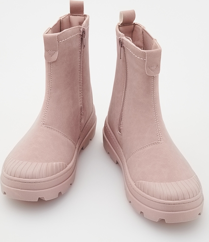 Różowe buty dziecięce zimowe Reserved dla dziewczynek