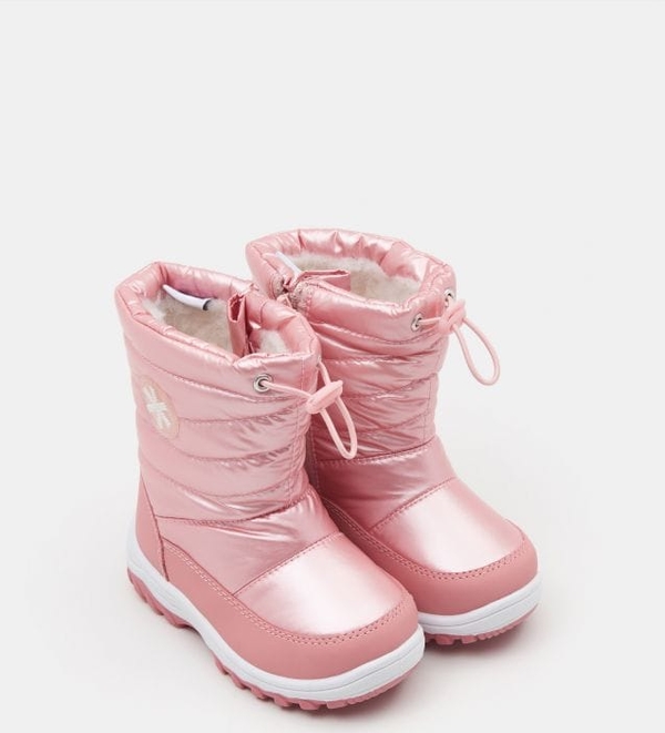 Różowe buty dziecięce zimowe Sinsay dla dziewczynek