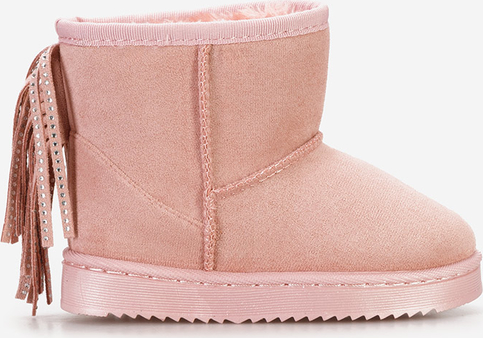 Różowe buty dziecięce zimowe Zapatos