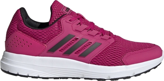 Różowe buty sportowe Adidas Performance z płaską podeszwą