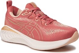 Różowe buty sportowe ASICS w sportowym stylu sznurowane