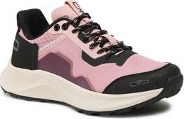 Różowe buty sportowe CMP sznurowane w sportowym stylu