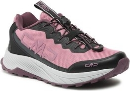 Różowe buty sportowe CMP sznurowane z płaską podeszwą
