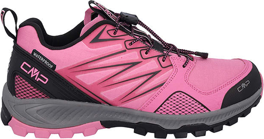 Różowe buty sportowe CMP z płaską podeszwą