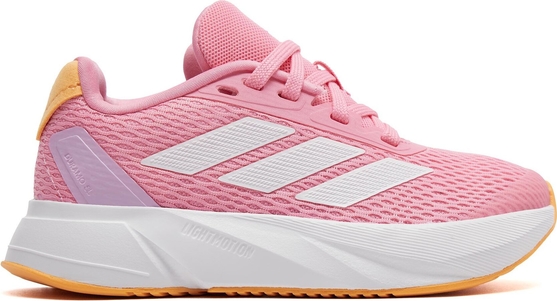 Różowe buty sportowe dziecięce Adidas duramo sznurowane