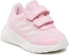 Różowe buty sportowe dziecięce Adidas na rzepy dla dziewczynek