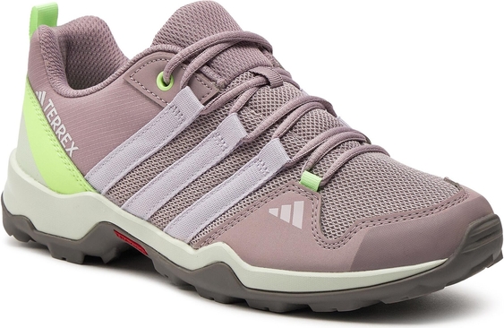 Różowe buty sportowe dziecięce Adidas terrex sznurowane