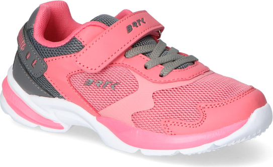 Różowe buty sportowe dziecięce Bartek ze skóry dla dziewczynek