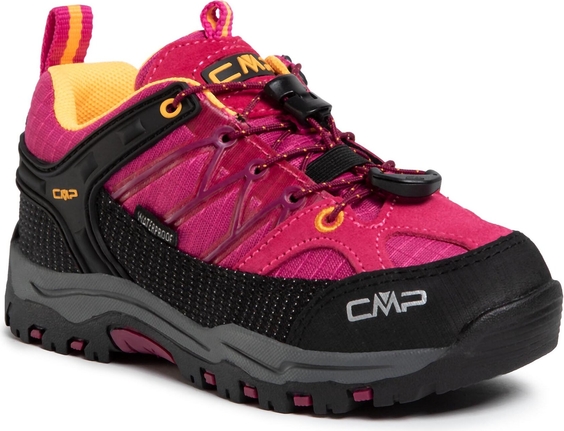 Różowe buty sportowe dziecięce CMP z zamszu sznurowane