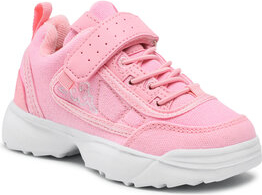 Różowe buty sportowe dziecięce Kappa dla dziewczynek