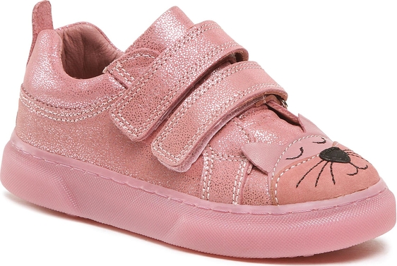 Różowe buty sportowe dziecięce Lasocki Kids dla dziewczynek na rzepy