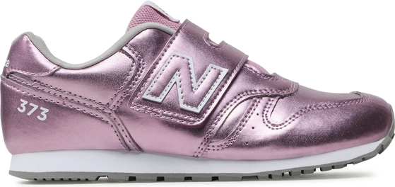 Różowe buty sportowe dziecięce New Balance dla dziewczynek na rzepy