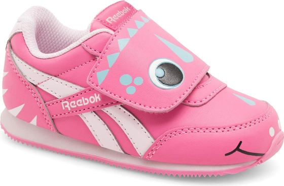 Różowe buty sportowe dziecięce Reebok dla dziewczynek na rzepy