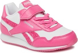 Różowe buty sportowe dziecięce Reebok na rzepy dla dziewczynek