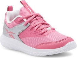Różowe buty sportowe dziecięce Reebok sznurowane dla dziewczynek