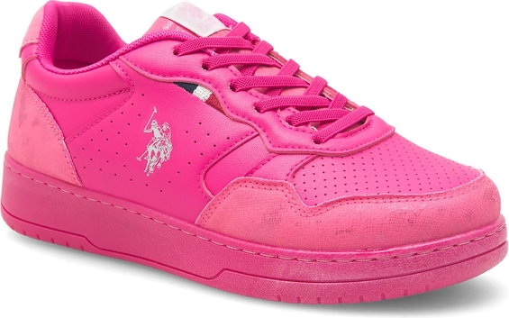 Różowe buty sportowe dziecięce U.S. Polo dla dziewczynek