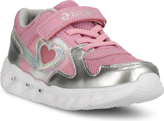 Różowe buty sportowe dziecięce Zigzag