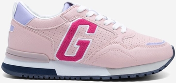 Różowe buty sportowe Gap w sportowym stylu sznurowane z płaską podeszwą