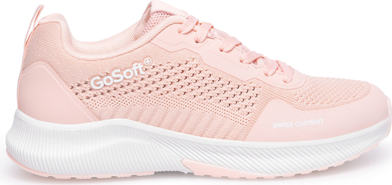 Różowe buty sportowe Go Soft sznurowane