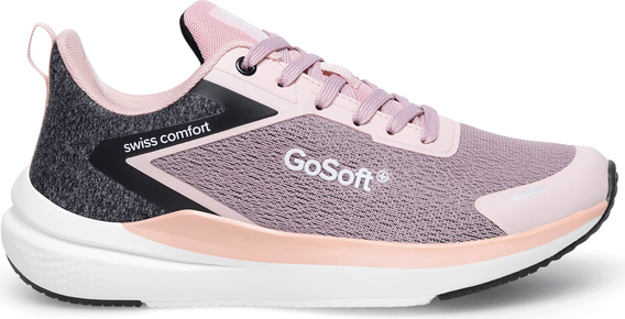 Różowe buty sportowe Go Soft w sportowym stylu