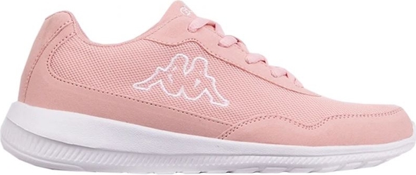 Różowe buty sportowe Kappa sznurowane