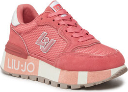 Różowe buty sportowe Liu-Jo sznurowane