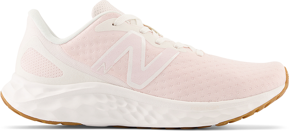 Różowe buty sportowe New Balance w sportowym stylu sznurowane