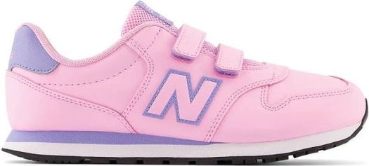 Różowe buty sportowe New Balance z płaską podeszwą
