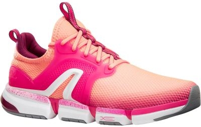 Różowe buty sportowe Newfeel sznurowane