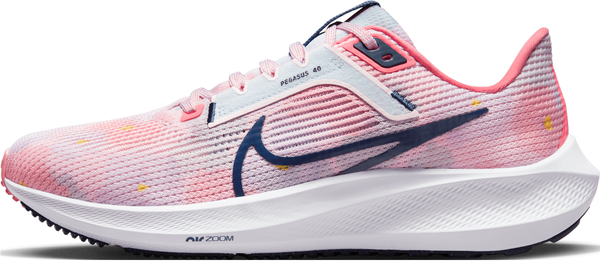Różowe buty sportowe Nike pegasus