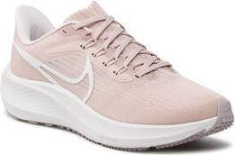 Różowe buty sportowe Nike z płaską podeszwą w sportowym stylu
