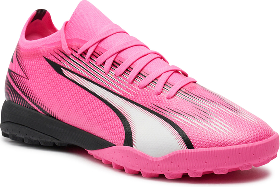 Różowe buty sportowe Puma sznurowane