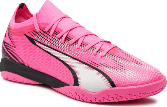 Różowe buty sportowe Puma sznurowane