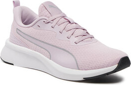 Różowe buty sportowe Puma z płaską podeszwą