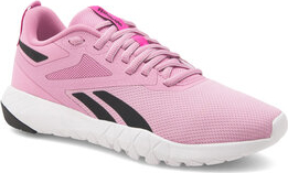 Różowe buty sportowe Reebok z płaską podeszwą
