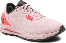 Różowe buty sportowe Under Armour sznurowane w sportowym stylu