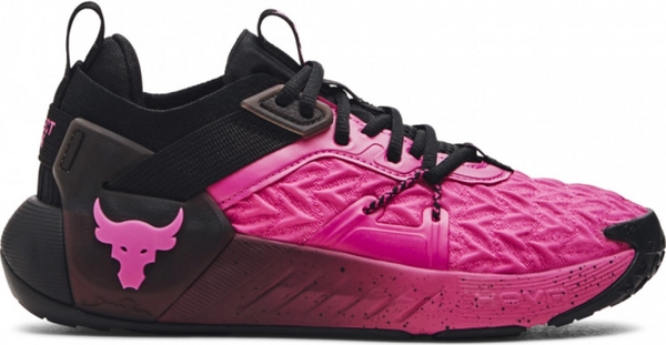 Różowe buty sportowe Under Armour z płaską podeszwą